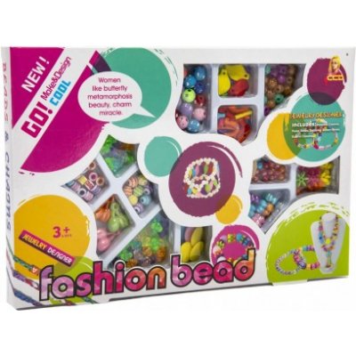 Korálky plastové barevné se šňůrkou – Zboží Mobilmania