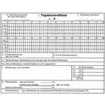 Optys 1173 Kontrolbuch - kontrolní knížka pro řidiče A5 nepropisovací 38 listů – Zboží Dáma