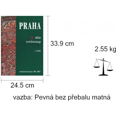 Praha atlas ortofotomap 1:5000 – Hledejceny.cz