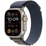 Apple Watch Ultra 2 49mm titanové pouzdro s modrým alpským tahem S MREK3CS/A – Zboží Živě