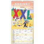 nástěnný Rodinný plánovací XXL 33 x 64 cm 2026 – Zboží Dáma