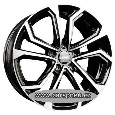 ITWHEELS Ella 6,5x16 5x114,3 ET40 black polished – Sleviste.cz