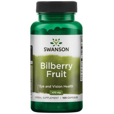 Swanson Bilberry Fruit 100 kapslí 470 mg – Hledejceny.cz