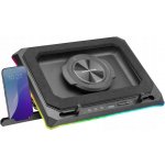 Mars Gaming MNBC-ULTRA, Chladicí podložka pod notebook, 18", USB, RGB podsvícení – Zboží Živě