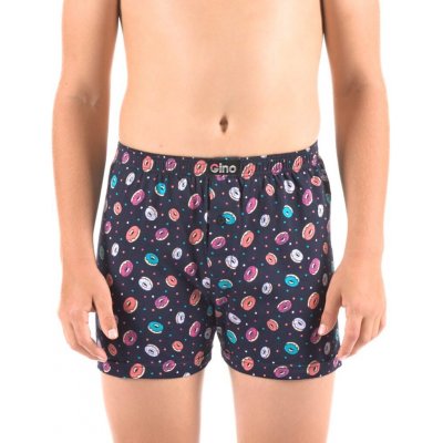 Gina dětské trenky volné chlapecké, šité s potiskem 65015P tm.popel muškátová – Zboží Dáma