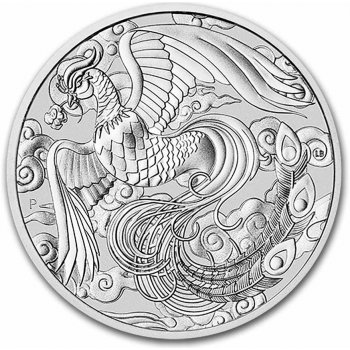 The Perth Mint Australia Mince Myths & Legends Phoenix 1 oz