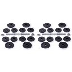 Trinfit Set jednoručních nakládacích činek 30 mm 2 x 20 kg – Zboží Dáma