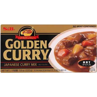 S&B Golden Curry Hot 100 g – Zbozi.Blesk.cz
