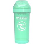Twistshake láhev s brčkem pastelově zelená 360 ml – Sleviste.cz