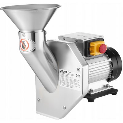 E-CrossStu GmbH​ Elektrický drtič jablek VEVOR 550W, stolní drtič SUS304, mele celá jablka do průměru 70 mm, kapacita 60 kg/h, lis na mošt pro jablka, hrušky, ananas, guavu, mrkev, brambory – Sleviste.cz