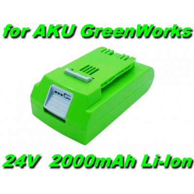 TopTechnology 29842, 29322 GreenWorks 24V 2000mAh Li-Ion - neoriginální – Zboží Mobilmania