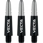 Winmau Vecta - short - black silver – Zboží Dáma