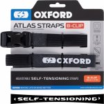 OXFORD zavazadlové popruhy Atlas B-Clip šedá 26mm x 2m – Zboží Dáma