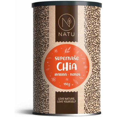 Natu Superkaše Chia s malinami a kokosem 450 g – Hledejceny.cz
