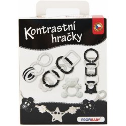 Profibaby kontrastní hračky černobílé