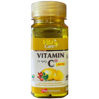 VitaHarmony Vitamin C se šípky 500 mg - 60 tablet