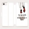 Pouzdro a kryt na mobilní telefon Apple Pouzdro Mobiwear Flipové Apple iPhone SE 2020 / SE 2022 - M046P Be yourself