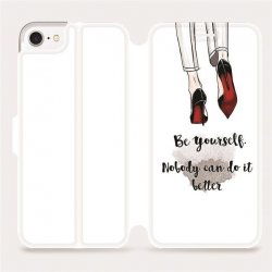 Pouzdro Mobiwear Flipové Apple iPhone SE 2020 / SE 2022 - M046P Be yourself