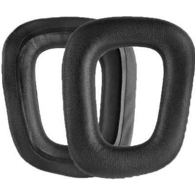 eses náušníky pro sluchátka Logitech G930 432 431 430 332 331 231 a F450 černé kožené – Zboží Živě