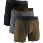 Under Armour SOLID 6in 3er Pack Boxer Shorts 1383884-308 – Zboží Dáma