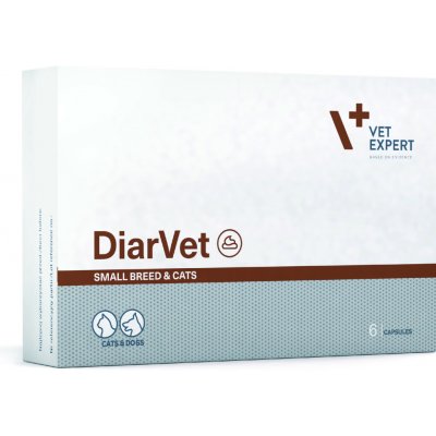 VetExpert DiarVet pro kočky a malé psy Twist off 6 tablet – Hledejceny.cz