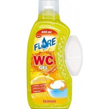 Flore WC gel gel do košíčků toalet Lemon 400 ml