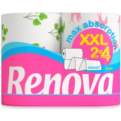 RENOVA Jarní kuchyňské utěrky 2vrstvé, 2 role – Zboží Dáma RENOVA Jarní kuchyňské utěrky 2vrstvé, 2 role – Zboží Dáma