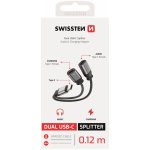 Swissten 73502302 USB C/USB C, 0,12m – Zboží Živě