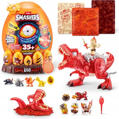 ZURU Smashers T-Rex chrlící oheň se zvukem, 8,3 cm – Sleviste.cz