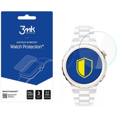 3mk Watch Hybridní sklo pro Huawei Watch GT 3 Pro Elegant 43mm (3ks), 5903108477369 – Zbozi.Blesk.cz