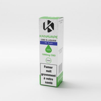 Kanavape OG Kush 10 % CBD 10 ml 1000 mg – Zbozi.Blesk.cz