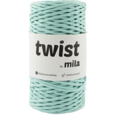MILA macramé šňůra TWIST 3mm Mátová – Hledejceny.cz