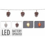 Mat Osvětlení BOROVÁ ŠIŠKA 0,9m 10LED teplá BÍ BÍ,HN – Hledejceny.cz