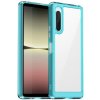 Pouzdro a kryt na mobilní telefon Sony Pouzdro Colorful Acrylic case Sony Xperia 10 V modré