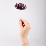Pamperap Jiřina papírové květy Fialová 6 ks – Hledejceny.cz