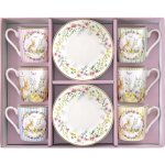 Easy Life Velikonoční šálky s podšálky na espresso Happy Easter 6 x 100 ml – Hledejceny.cz