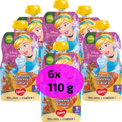 Hami Disney Princess Ovocný koktejl 6 x 110 g – Zbozi.Blesk.cz