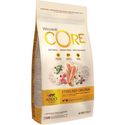Wellness Core Adult Original Sterilised krůta a kuře 1,75 kg – Zbozi.Blesk.cz