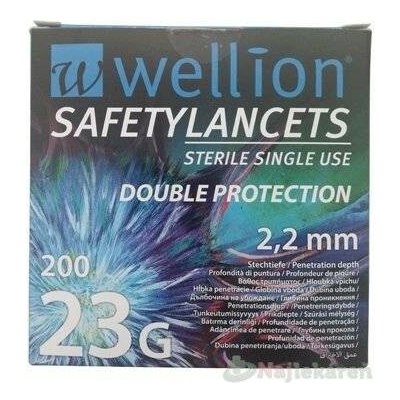 Wellion SafetyLancets 23G 2,2 mm 200 ks lancet – Zbozi.Blesk.cz