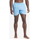 adidas plavecké šortky Solid CLX Short-Length bílo modré – Zboží Dáma