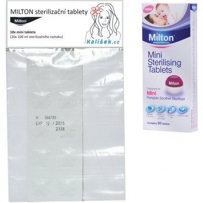 Milton sterilizační tablety 10 ks – Zboží Dáma
