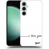 Pouzdro a kryt na mobilní telefon Samsung Picasee Ultimate Case Samsung Galaxy S23 FE I love you