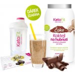 KetoFit Proteinový koktejl 1260 g, 50 porcí – Zboží Dáma