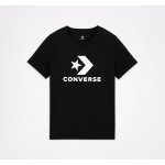 Converse Star chevron graphic tee 10018568-A01 Černá – Zboží Mobilmania