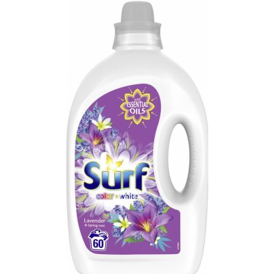 Surf Color & White Lavender & Spring Rose prací gel na barevné i bílé prádlo 60 PD 3 l – Zbozi.Blesk.cz