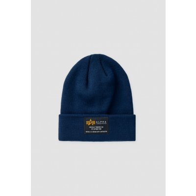 Alpha Industries čepice Crew Beanie ultra navy