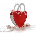 BD-TOVA Kabelka dětská srdíčko 1 ks - sady k dotvoření – Zboží Živě