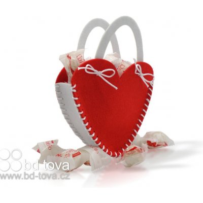 BD-TOVA Kabelka dětská srdíčko 1 ks - sady k dotvoření – Zboží Živě