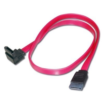 Digitus AK-400104-005-R SATA II/III připojovací kabel, L-typ ,90° úhlový - rovný 0,5m