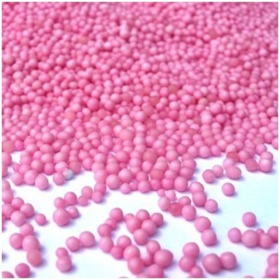 Cukrové perličky - máček růžový - 100g